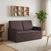 2-zits bank Donkerbruin 130 x 81 x 82 cm Stof