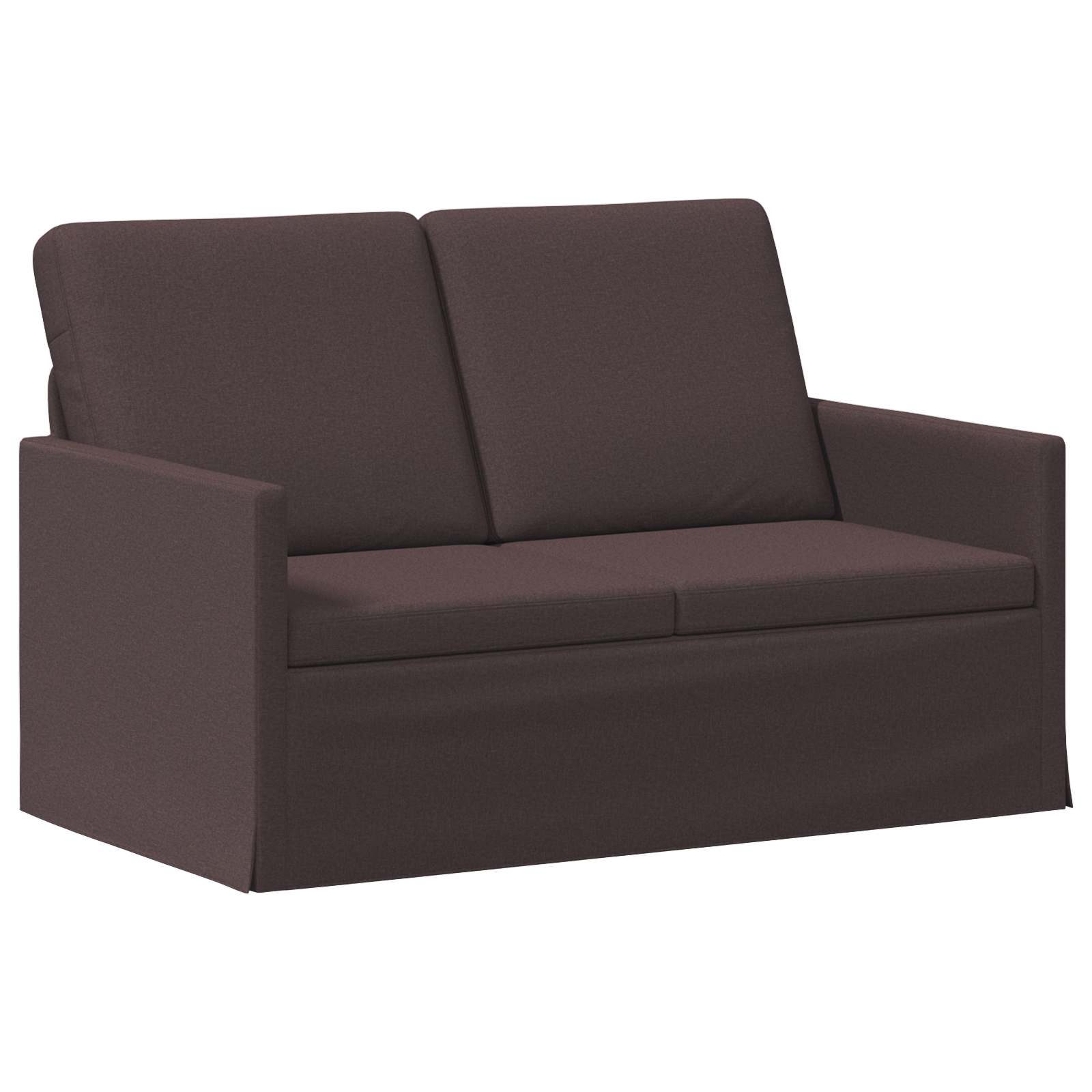 2-zits bank Donkerbruin 130 x 81 x 82 cm Stof