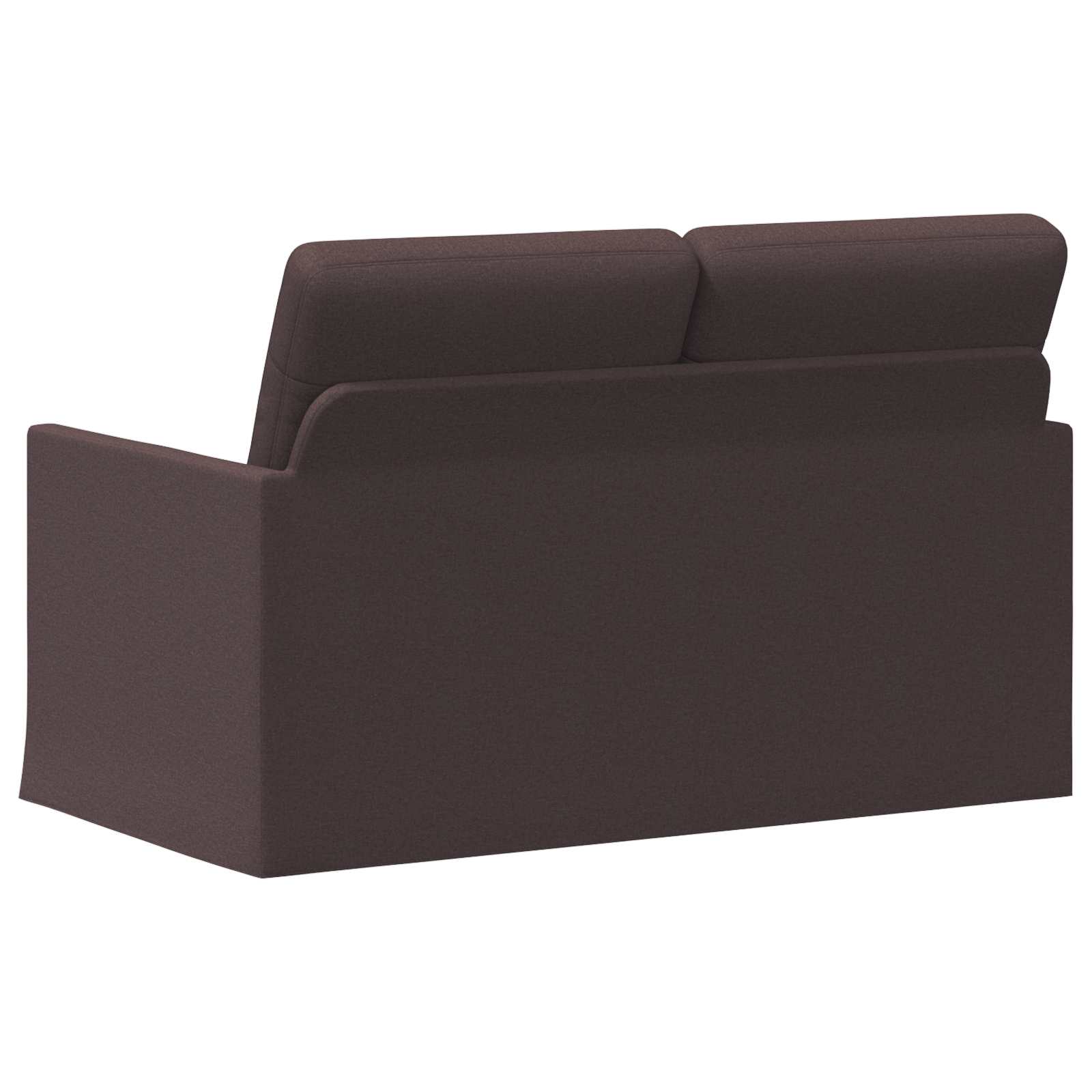 2-zits bank Donkerbruin 130 x 81 x 82 cm Stof