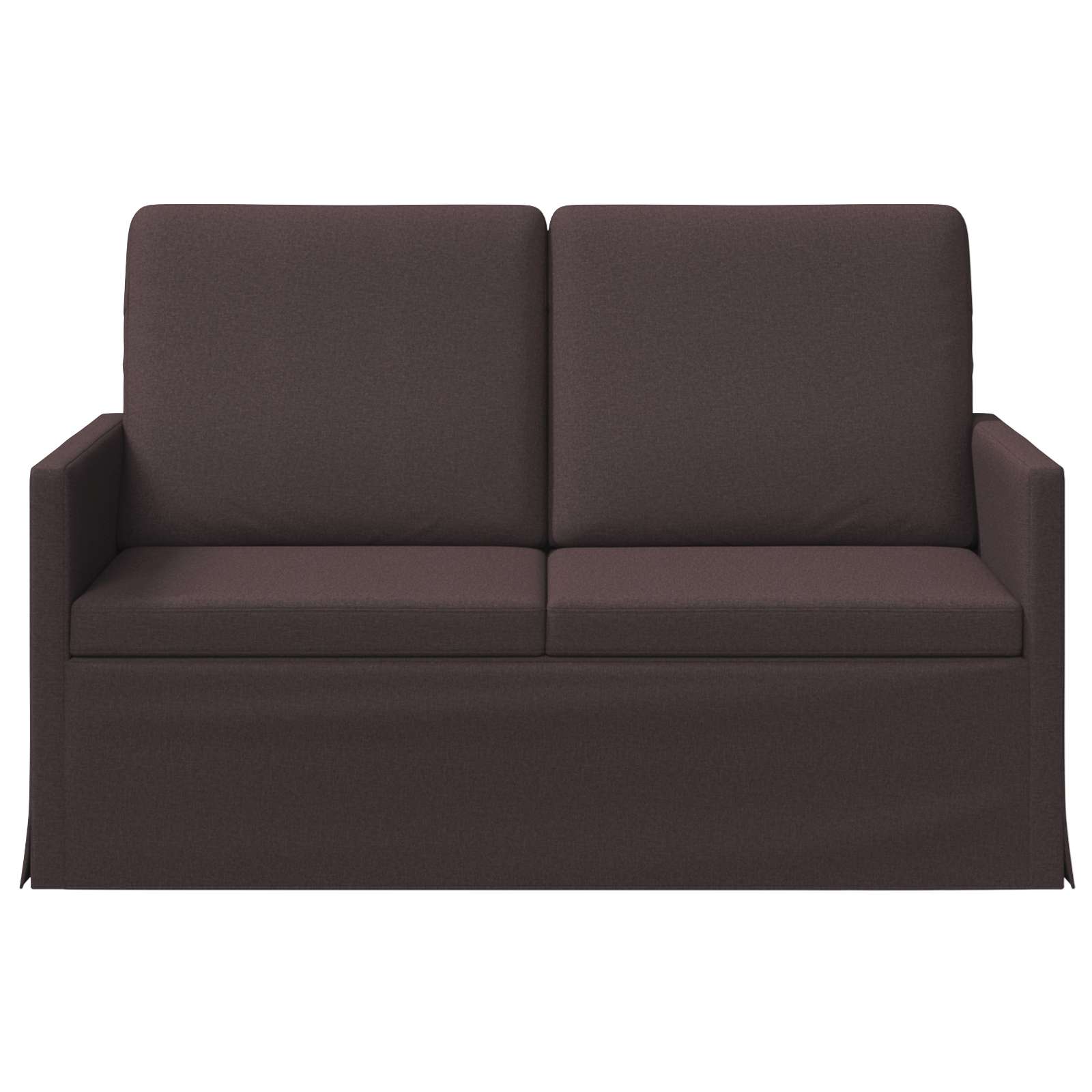 2-zits bank Donkerbruin 130 x 81 x 82 cm Stof
