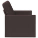 2-zits bank Donkerbruin 130 x 81 x 82 cm Stof