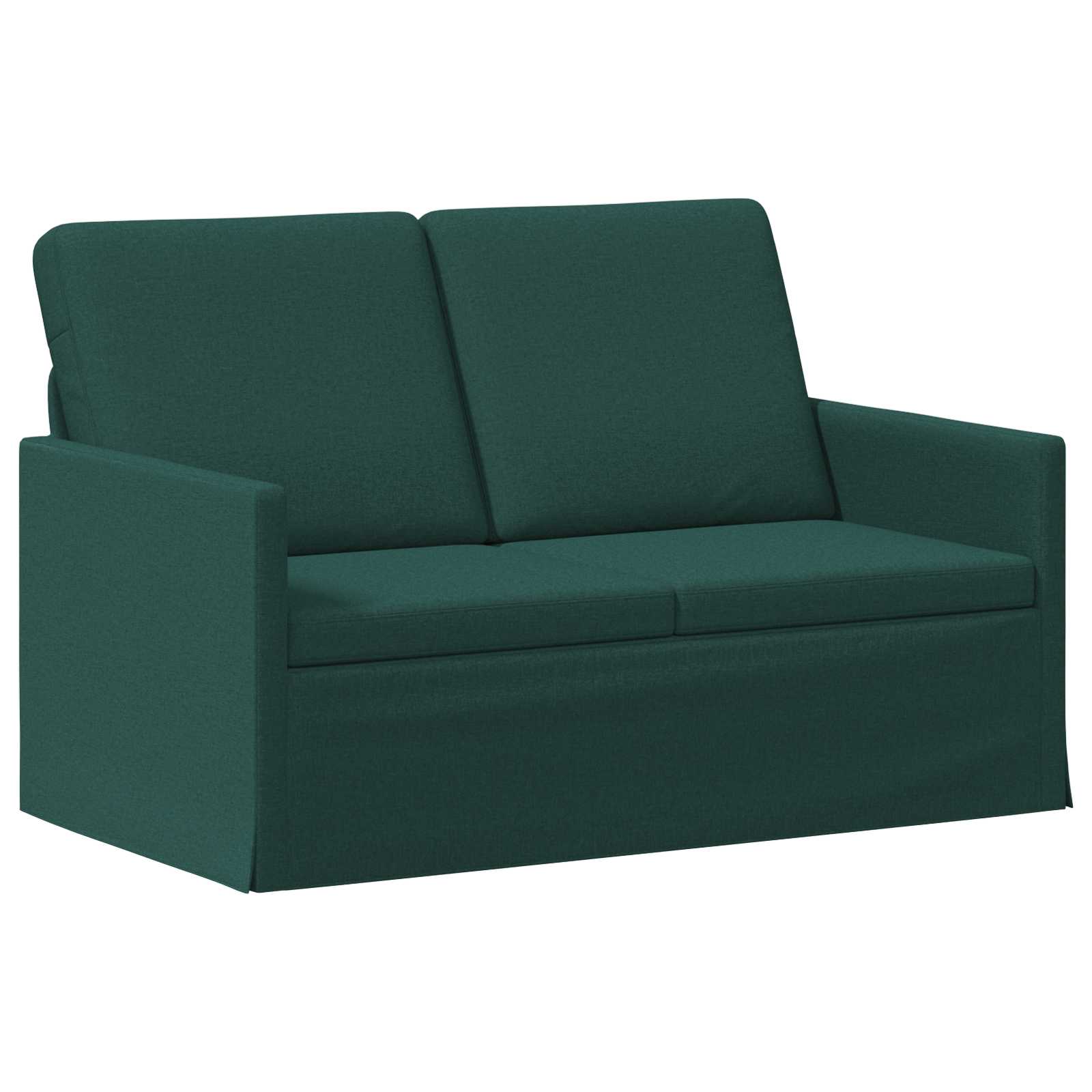 2-zits bank Donkergroen 130 x 81 x 82 cm Stof