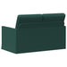 2-zits bank Donkergroen 130 x 81 x 82 cm Stof