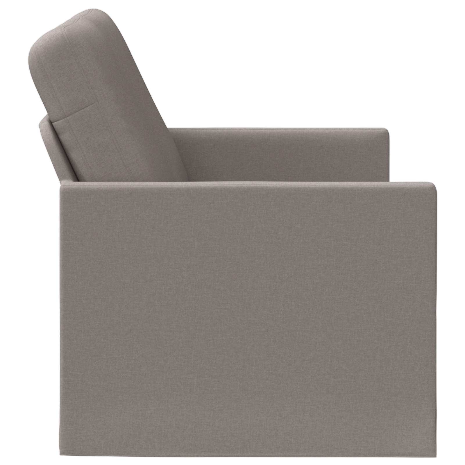 2-zits bank Taupe 130 x 81 x 82 cm Stof