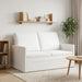 2-zits bank Wit 130 x 81 x 82 cm Stof