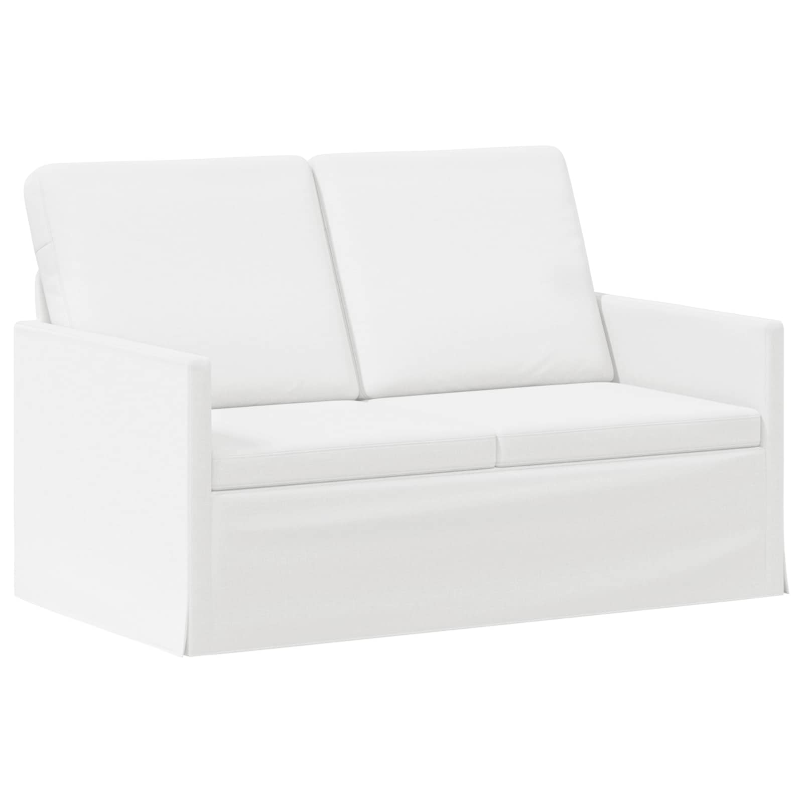 2-zits bank Wit 130 x 81 x 82 cm Stof