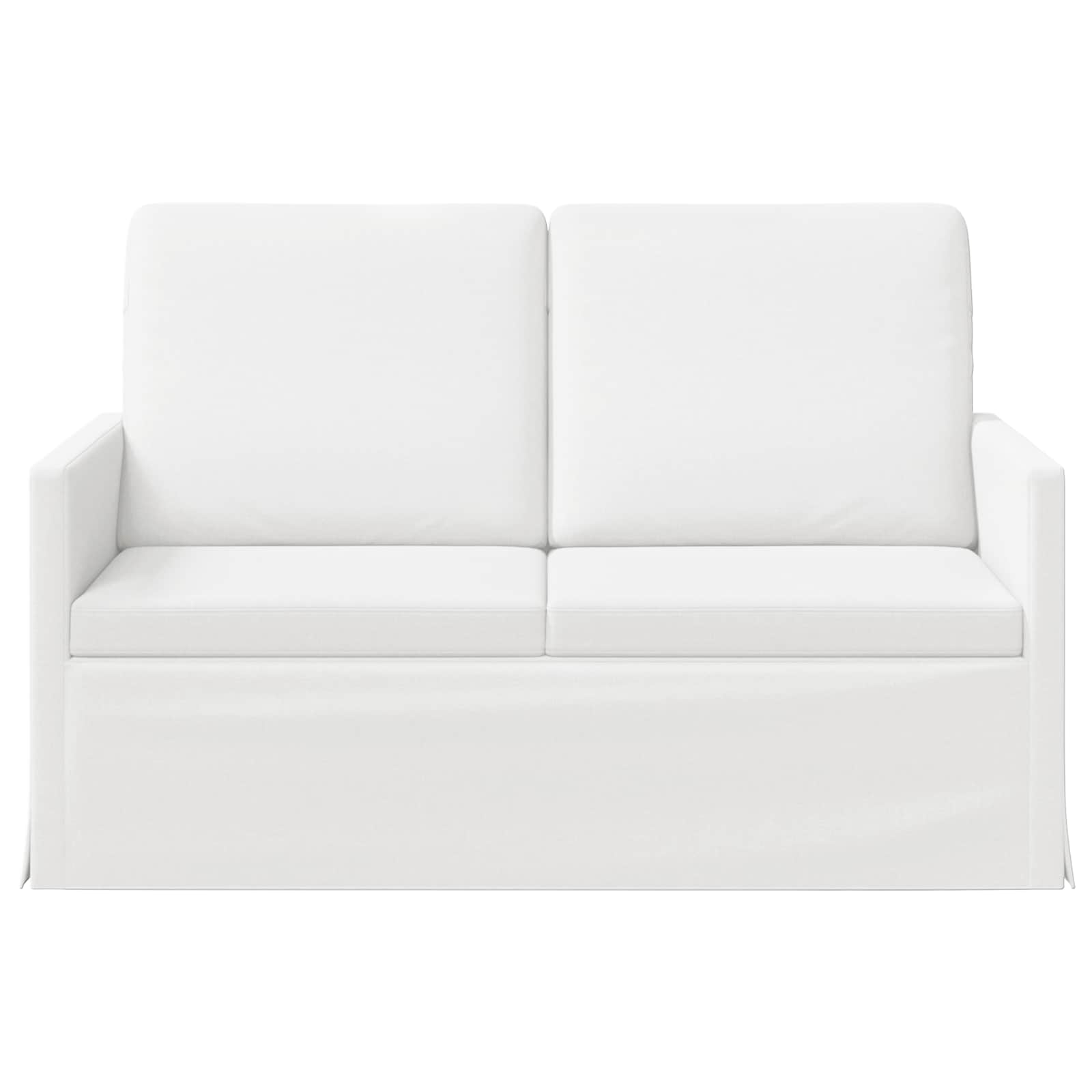 2-zits bank Wit 130 x 81 x 82 cm Stof