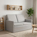 2-zits bank Wolkengrijs 130 x 81 x 82 cm Stof