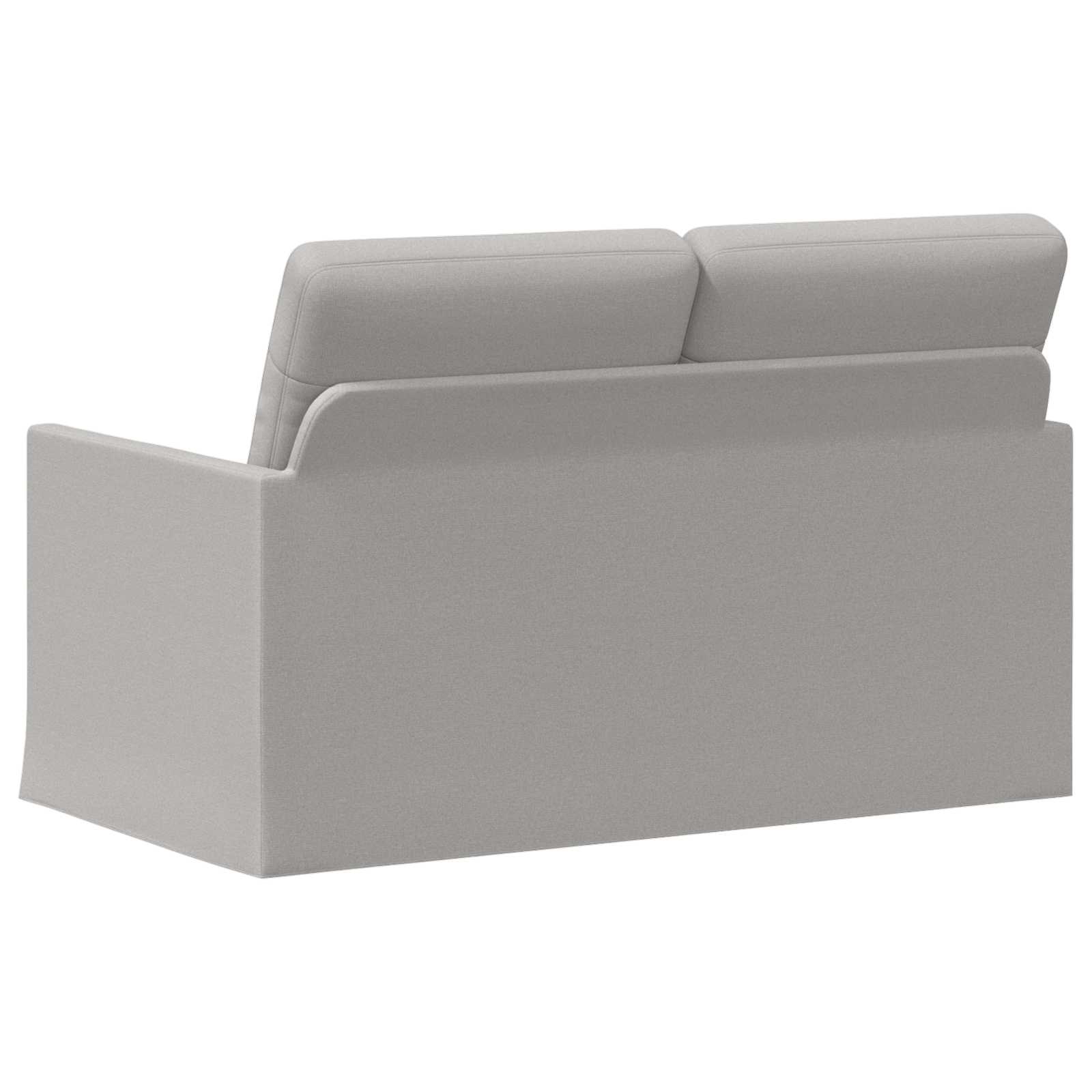 2-zits bank Wolkengrijs 130 x 81 x 82 cm Stof