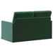 2-zits bank Donkergroen 130 x 81 x 82 cm fluweel