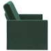 2-zits bank Donkergroen 130 x 81 x 82 cm fluweel