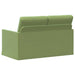 2-zits bank Lichtgroen 130 x 81 x 82 cm fluweel