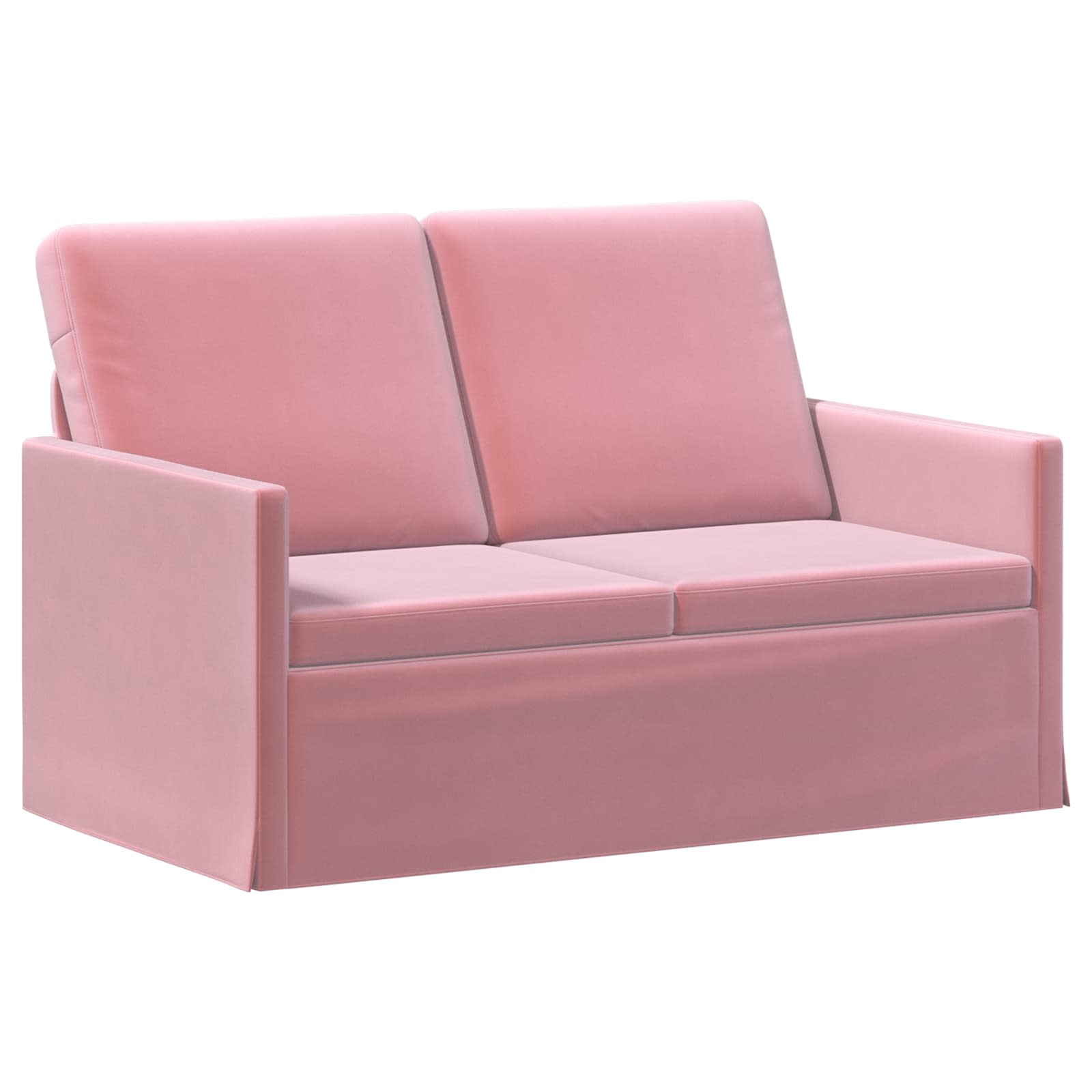 2-zits bank Roze 130 x 81 x 82 cm fluweel