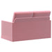 2-zits bank Roze 130 x 81 x 82 cm fluweel