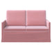 2-zits bank Roze 130 x 81 x 82 cm fluweel