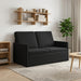 2-zits bank Zwart 130 x 81 x 82 cm fluweel