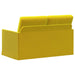 2-zits bank Geel 130 x 81 x 82 cm fluweel