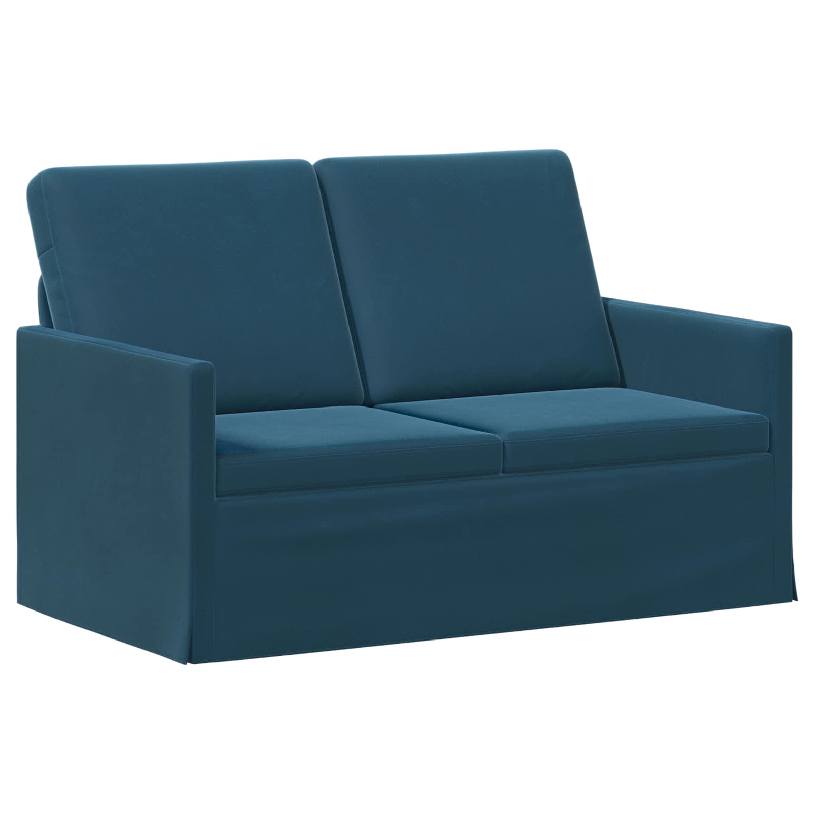 2-zits bank Blauw 130 x 81 x 82 cm fluweel