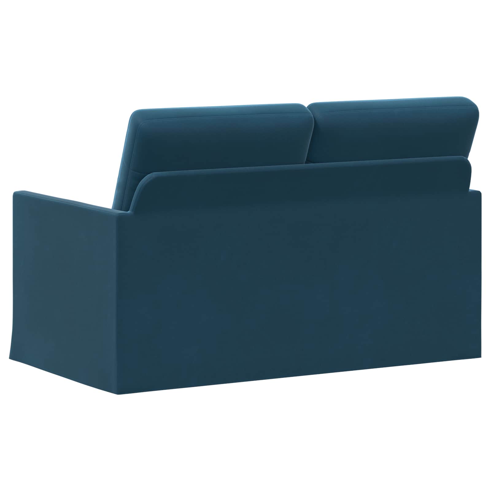 2-zits bank Blauw 130 x 81 x 82 cm fluweel