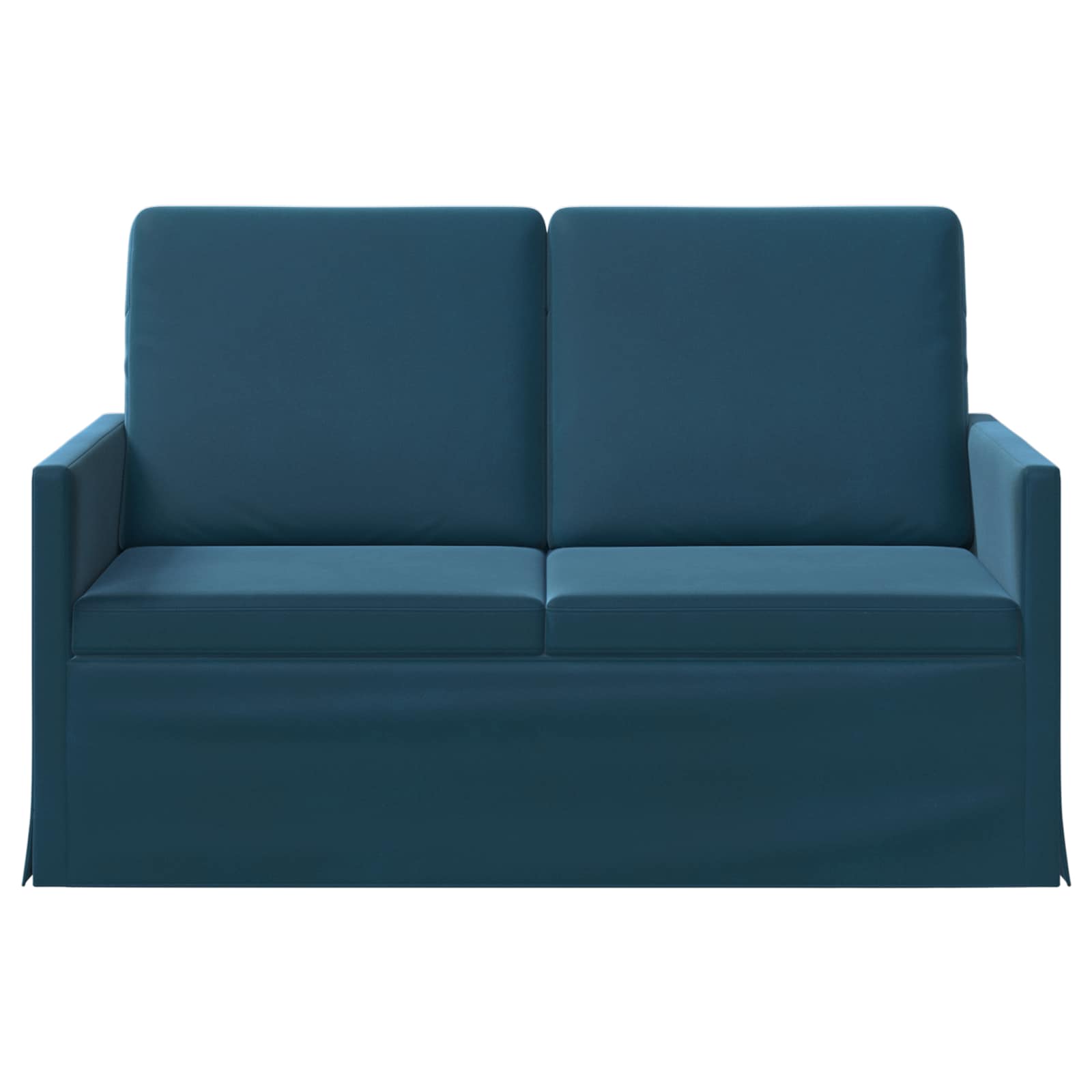 2-zits bank Blauw 130 x 81 x 82 cm fluweel