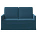 2-zits bank Blauw 130 x 81 x 82 cm fluweel