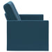 2-zits bank Blauw 130 x 81 x 82 cm fluweel