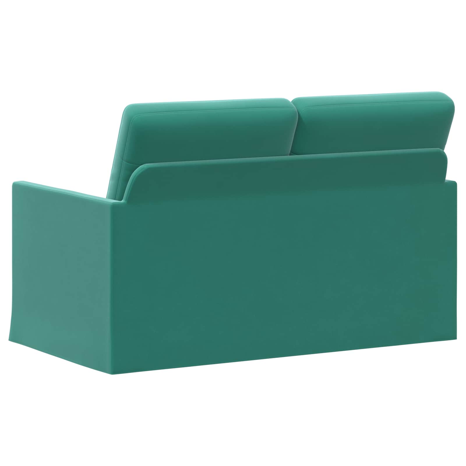 2-zits bank Turquoise 130 x 81 x 82 cm fluweel