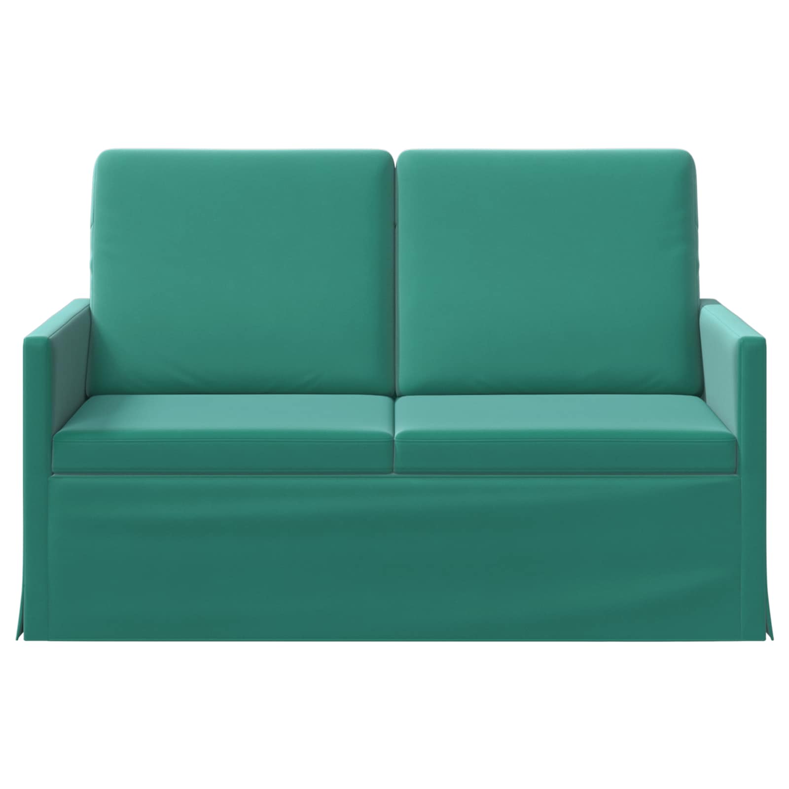 2-zits bank Turquoise 130 x 81 x 82 cm fluweel