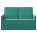 2-zits bank Turquoise 130 x 81 x 82 cm fluweel