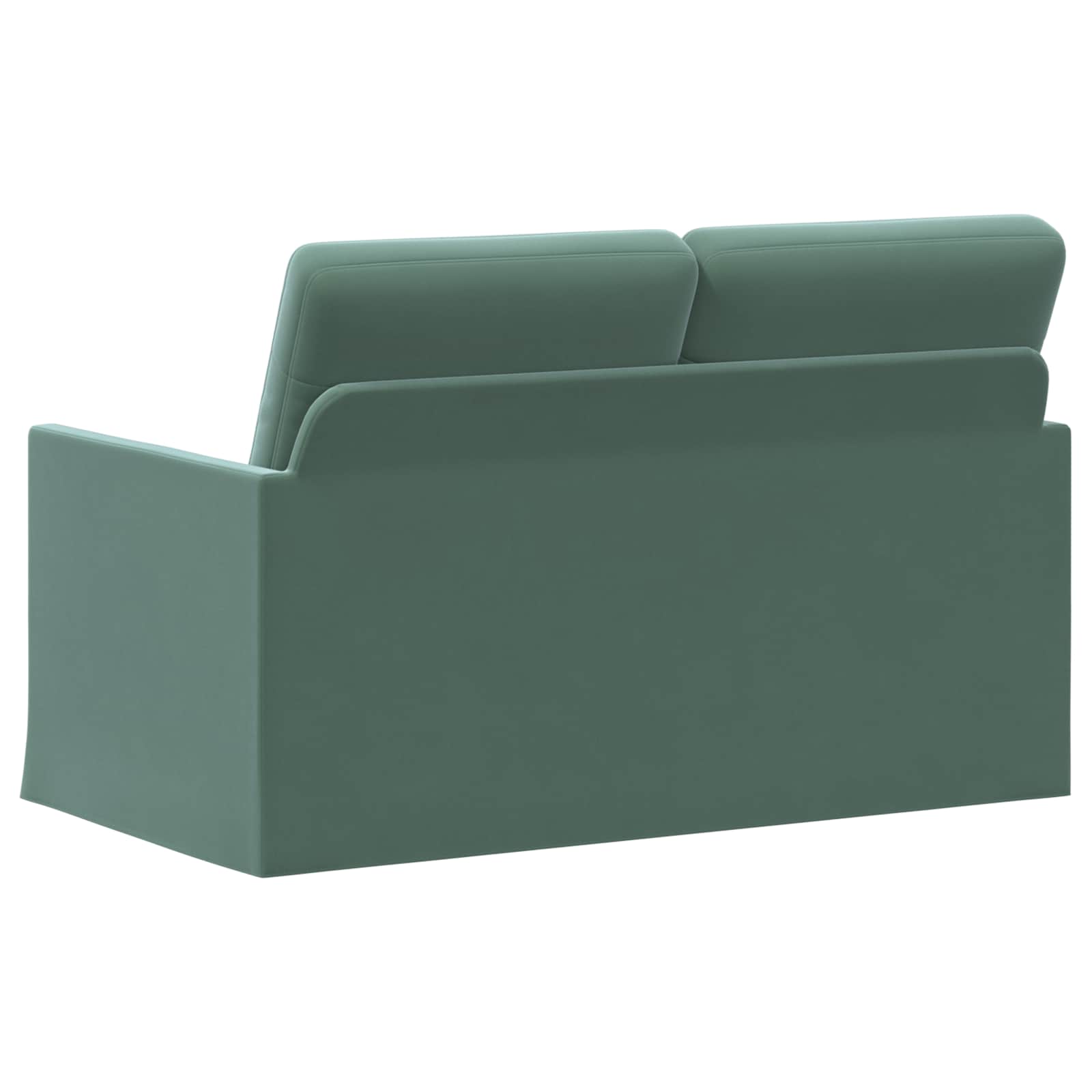 2-zits bank Zeegroen 130 x 81 x 82 cm fluweel