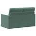 2-zits bank Zeegroen 130 x 81 x 82 cm fluweel
