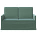 2-zits bank Zeegroen 130 x 81 x 82 cm fluweel