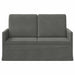 2-zits bank Donkergrijs 130 x 81 x 82 cm Katoen Stof