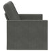 2-zits bank Donkergrijs 130 x 81 x 82 cm Katoen Stof
