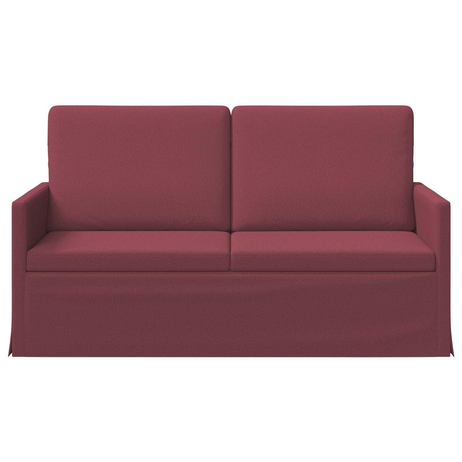 2-zits bank Wijnrood 150 x 81 x 82 cm Stof