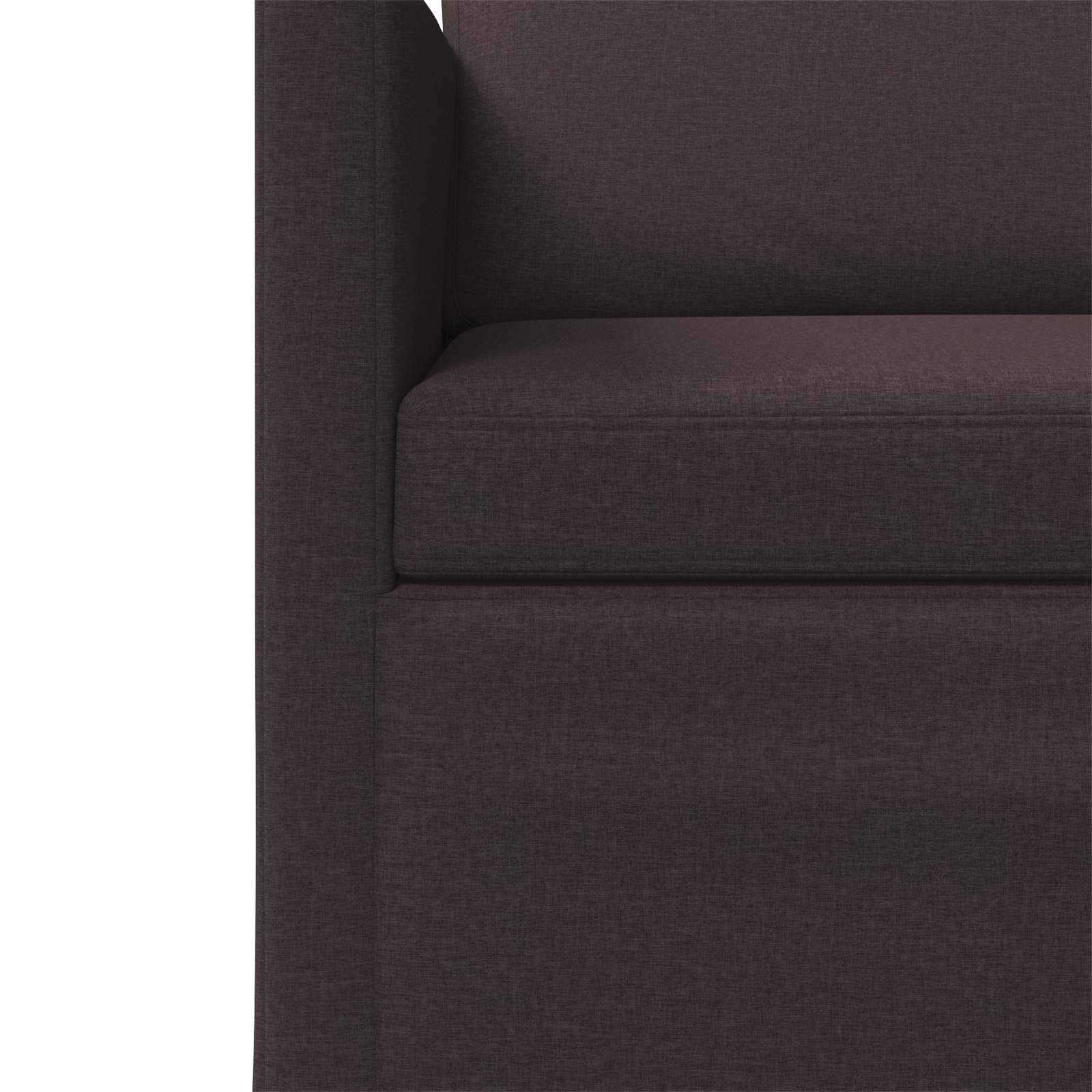 2-zits bank Donkerbruin 150 x 81 x 82 cm Stof
