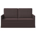 2-zits bank Donkerbruin 150 x 81 x 82 cm Stof