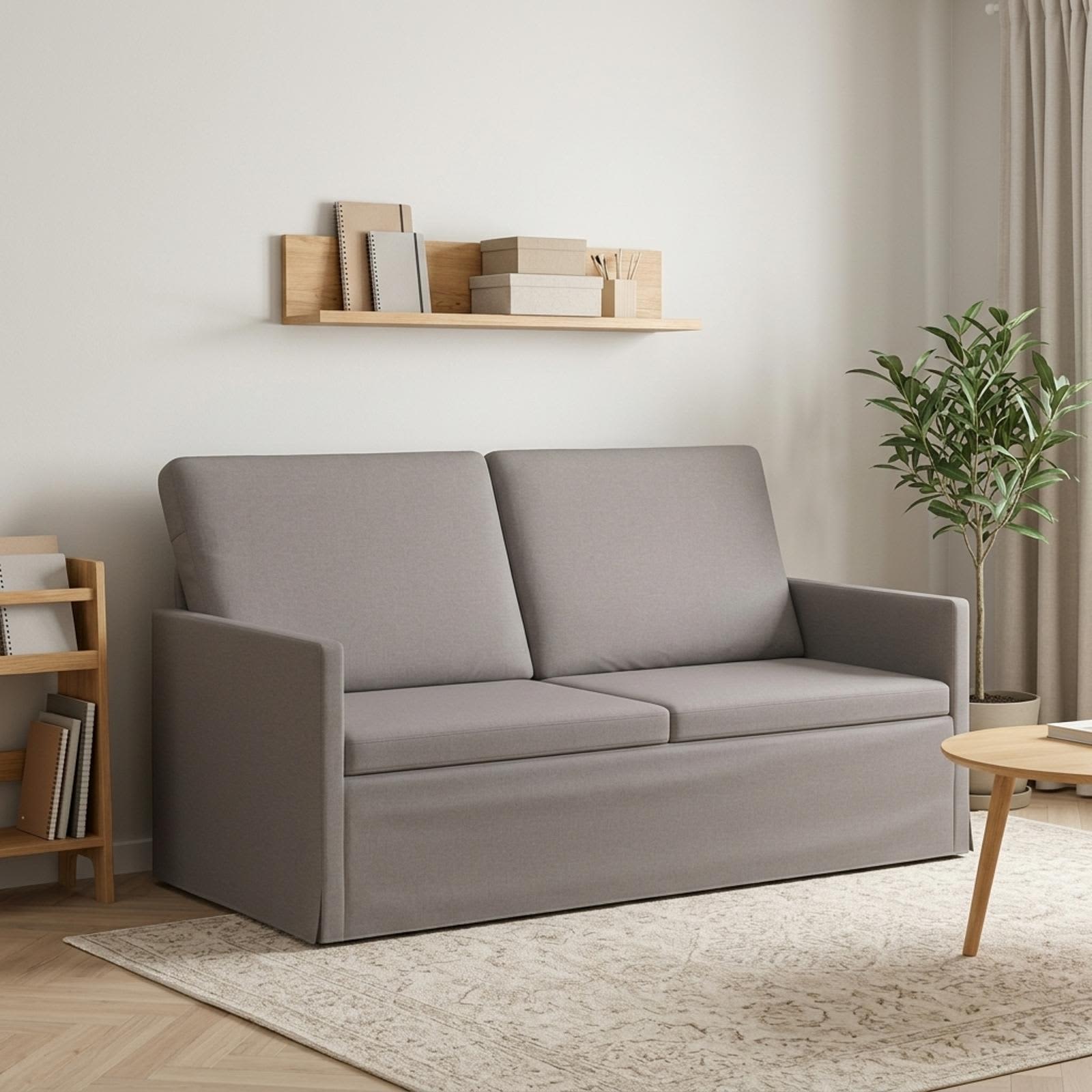 2-zits bank Taupe 150 x 81 x 82 cm Stof