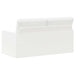 2-zits bank Wit 150 x 81 x 82 cm Stof