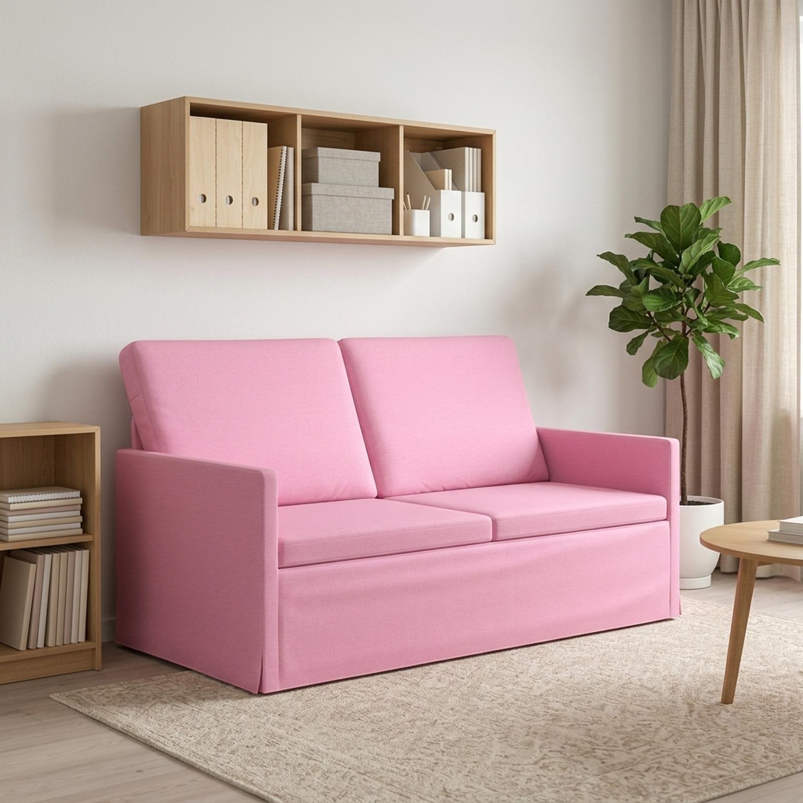 2-zits bank Roze 150 x 81 x 82 cm Stof