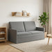 2-zits bank Donkergrijs 150 x 81 x 82 cm fluweel