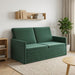 2-zits bank Donkergroen 150 x 81 x 82 cm fluweel