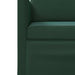 2-zits bank Donkergroen 150 x 81 x 82 cm fluweel