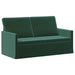 2-zits bank Donkergroen 150 x 81 x 82 cm fluweel