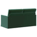 2-zits bank Donkergroen 150 x 81 x 82 cm fluweel