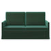 2-zits bank Donkergroen 150 x 81 x 82 cm fluweel