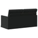 2-zits bank Zwart 150 x 81 x 82 cm fluweel