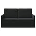2-zits bank Zwart 150 x 81 x 82 cm fluweel