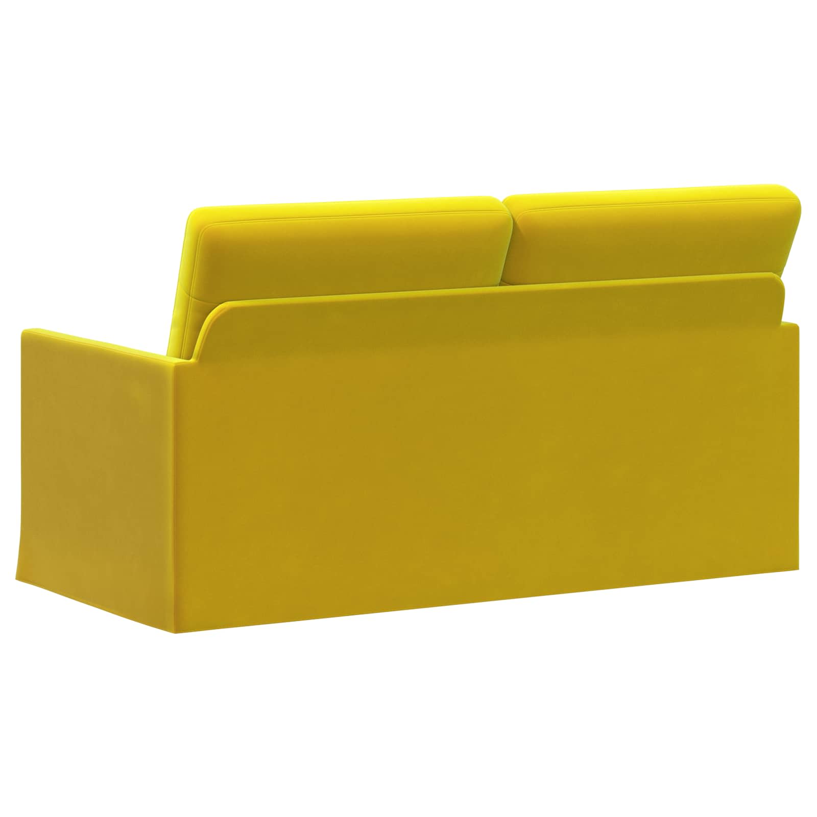 2-zits bank Geel 150 x 81 x 82 cm fluweel