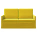2-zits bank Geel 150 x 81 x 82 cm fluweel